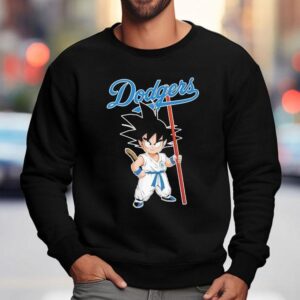Los Angeles Dodgers Son Goku Dragon Ball Anime Sweatshirt