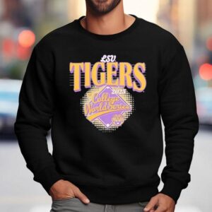 Lsu Tiger 2025 College World Series Baseball Shirt 3 Lsu Tiger College World Series Baseball Sweatshirt