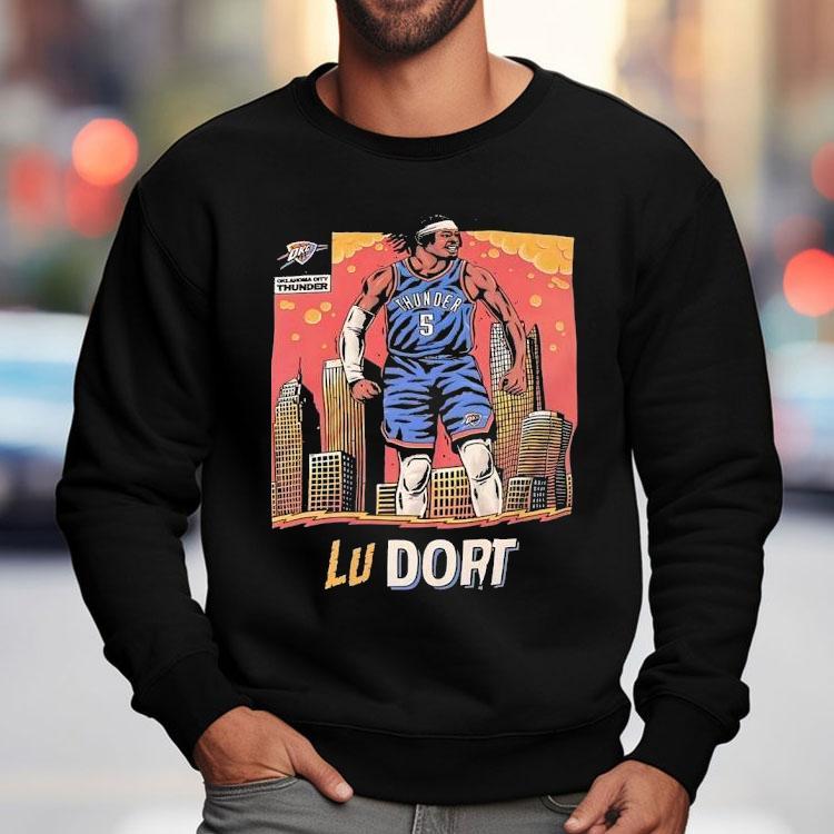 Luguentz Dort Oklahoma City Thunder Basketball Comic Shirt Luguentz Dort Oklahoma City Thunder Basketball Comic Shirt