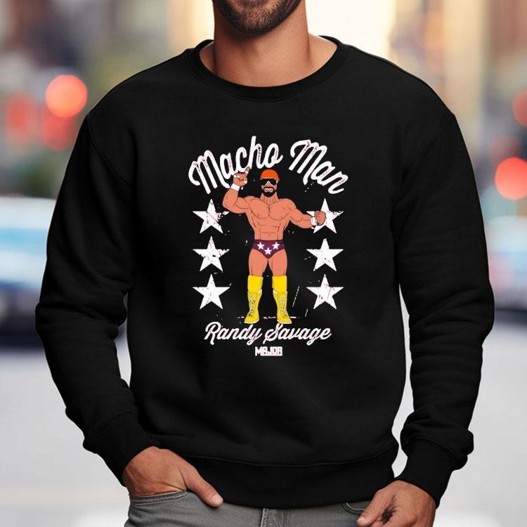 Macho Man Randy Savage Major Wrestling Figure Podcast Shirt Macho Man Randy Savage Major Wrestling Figure Podcast Shirt