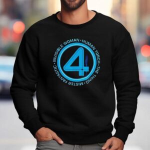 Marvel The Four First Steps Team Names Logo Sweatshirt