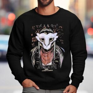 Masked Ekko Bust League Of Legends Arcane Sweatshirt