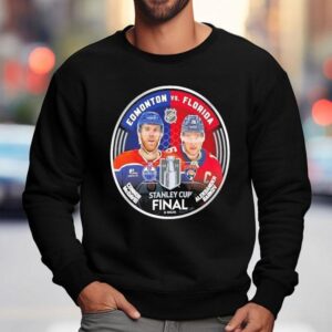 Mcdavid Edmonton Oilers Vs Barkov Florida Panthers Nhl Stanley Cup Final 2025 Shirt 3 Mcdavid Edmonton Oilers Vs Barkov Florida Panthers Nhl Stanley Cup Final Sweatshirt