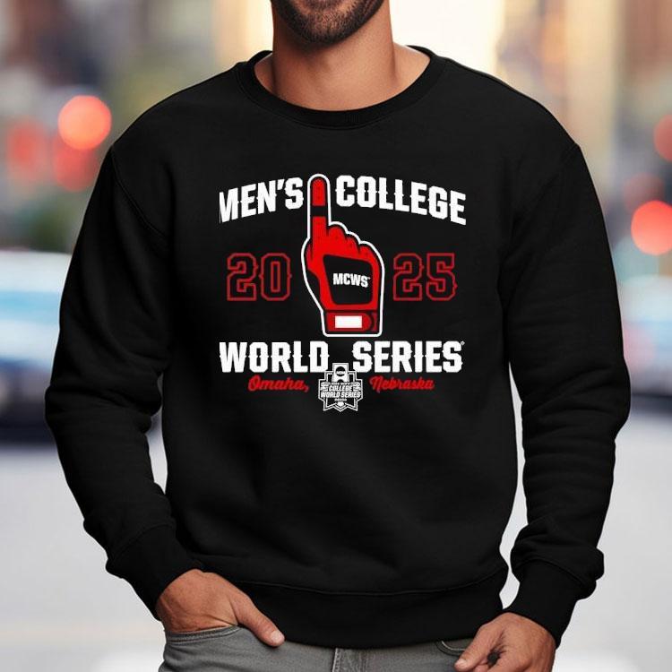 Men’s College World Series 2025 Ncaa Baseball 8-team Pennant Pullover Shirt Men’s College World Series 2025 Ncaa Baseball 8-team Pennant Pullover Shirt
