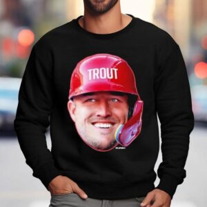 Mike Trout Los Angeles Angels Get Your Head In The Game Sweatshirt