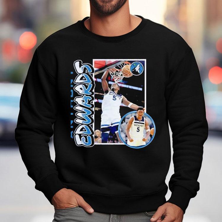 Minnesota Timberwolves Anthony Edwards Slam Dunk Shirt Minnesota Timberwolves Anthony Edwards Slam Dunk Shirt