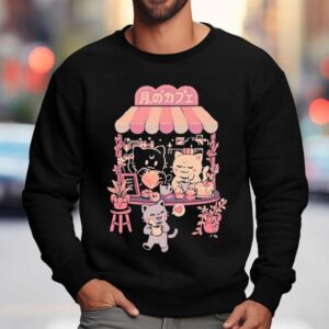 Moon Cafe Cats Sweatshirt