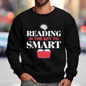 Nate Bargatze Reading Is The Key To Smart Brain Shirt 3 Nate Bargatze Reading Is The Key To Smart Brain Sweatshirt