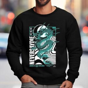 Never Say Die Records Draco London Uk Worldwide Dragon Sweatshirt