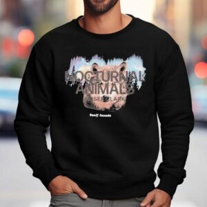 Nocturnal Animals Keiser Clark Banff Canada Wolf Shirt 3 Nocturnal Animals Keiser Clark Banff Canada Wolf Sweatshirt