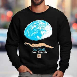 Nts One World Two Channels Hand World Earth Shirt 3 Nts One World Two Channels Hand World Earth Sweatshirt