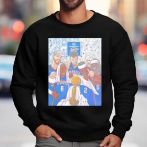 Oklahoma City Basketball Champions Team Chibi Sweatshirt