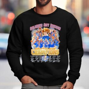 Oklahoma City Thunder Nba Final Champions 2025 Signatures Shirt 3 Oklahoma City Thunder Nba Final Champions Signatures Sweatshirt