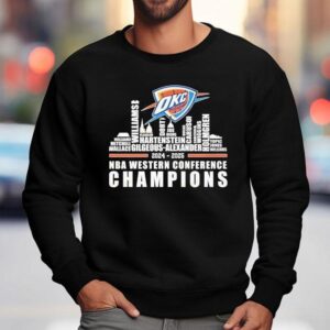 Oklahoma City Thunder Nba Western Conference Champions Unisex Shirt 3 Oklahoma City Thunder Nba Western Conference Champions Unisex Sweatshirt