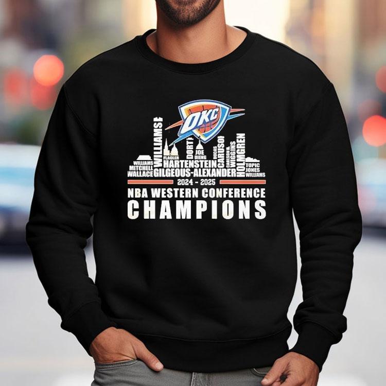 Oklahoma City Thunder Nba Western Conference Champions Unisex Shirt Oklahoma City Thunder Nba Western Conference Champions Unisex Shirt