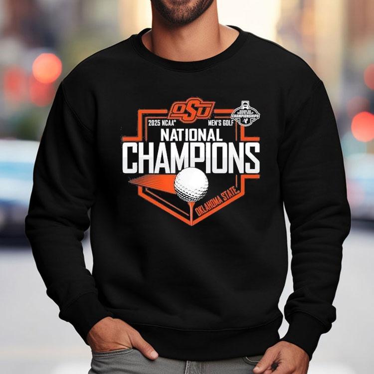 Oklahoma State Cowboys Ncaa Men’s Golf National Champions 2025 Shirt Oklahoma State Cowboys Ncaa Men’s Golf National Champions 2025 Shirt