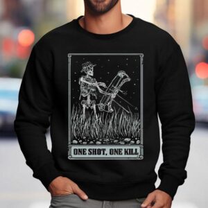 One Shot One Kill Skeleton Shirt 3 One Shot One Kill Skeleton Sweatshirt