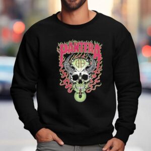 Pantera Skull Smoking Shirt 3 Pantera Skull Smoking Sweatshirt