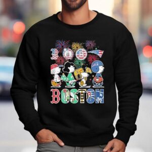 Peanut Snoopy And Friends Boston Team Happy Of Th June Sweatshirt