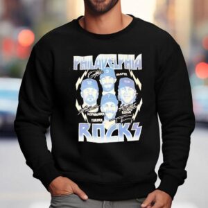 Philadelphia Rocks Harper Turner Bohm Philadelphia Phillies Signatures Sweatshirt