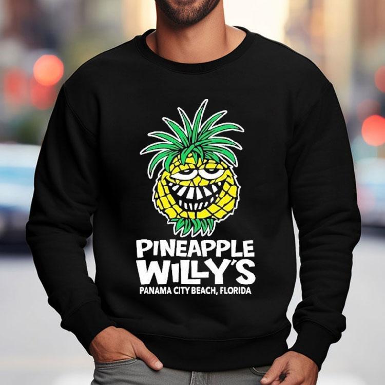 Pineapple Willy’s Panama City Beach Florida Sage Face Shirt Pineapple Willy’s Panama City Beach Florida Sage Face Shirt