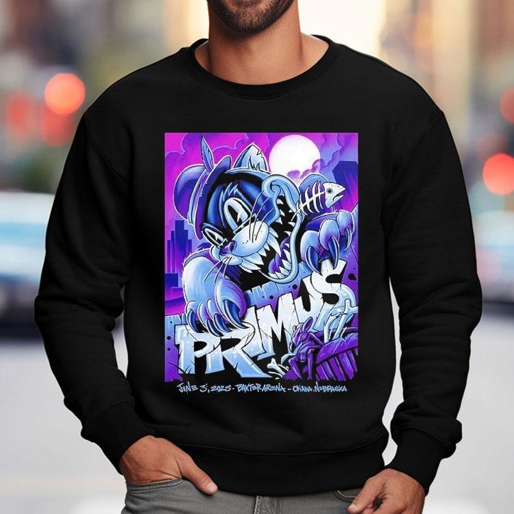 Primus Sessanta V2.0 At Baxter Arena In Omaha Ne The Baxter On June 3 2025 Shirt Primus Sessanta V2.0 At Baxter Arena In Omaha Ne The Baxter On June 3 2025 Shirt