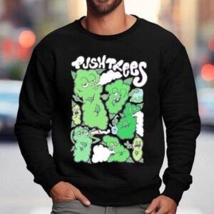 Push Trees The Buds Pattern Sweatshirt