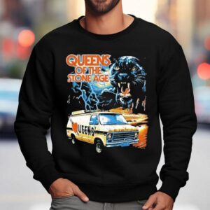 Queens Of The Stone Age Black Panther Photo Sweatshirt