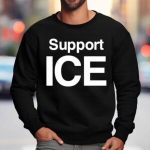 Scott Presler Wearing Support Ice Sweatshirt