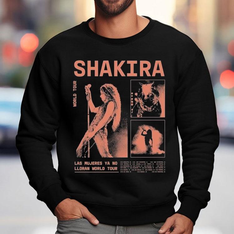 Shakira Las Mujeres Ya No Lloran World Tour 2025 Dates Shirt Shakira Las Mujeres Ya No Lloran World Tour 2025 Dates Shirt