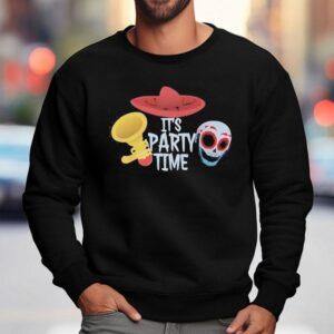 Skull Cinco De Mayo It S Party Time Sweatshirt