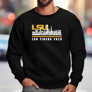 Skyline Name Lsu Tigers Sweatshirt