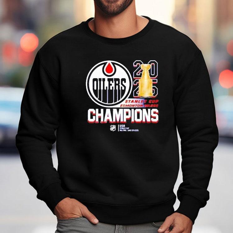 Stanley Cup Final 2025 Champions Edmonton Oilers Shirt Stanley Cup Final 2025 Champions Edmonton Oilers Shirt
