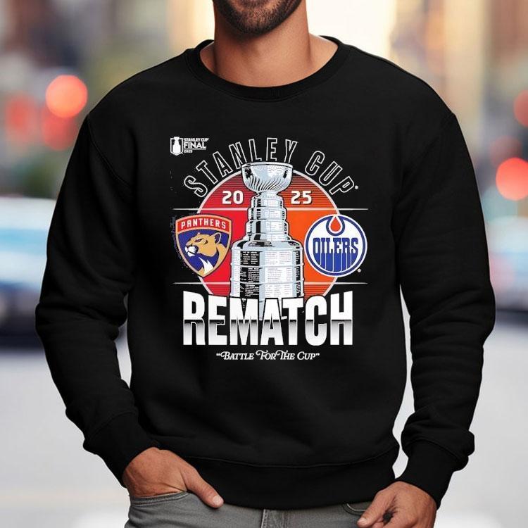 Stanley Cup Final Matchup 2025 Florida Panthers Vs Edmonton Oilers Shirt Stanley Cup Final Matchup 2025 Florida Panthers Vs Edmonton Oilers Shirt