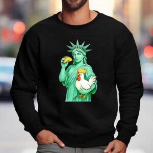 Statue Of Liberty Taco Trump Always Chickens Out Funny 2025 Shirt 3 Statue Of Liberty Taco Trump Always Chickens Out Funny Sweatshirt