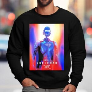 Superman Alan Tudyk Is Superman Robot July Dc Studios Sweatshirt