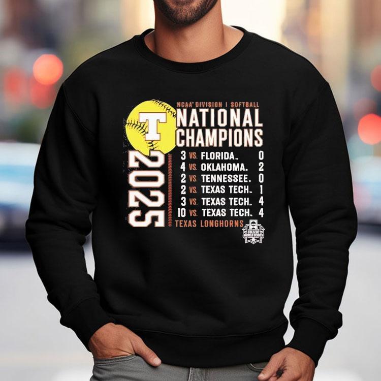 Texas Longhorns Ncaa Division I Softball National Champions 2025 Shirt Texas Longhorns Ncaa Division I Softball National Champions 2025 Shirt