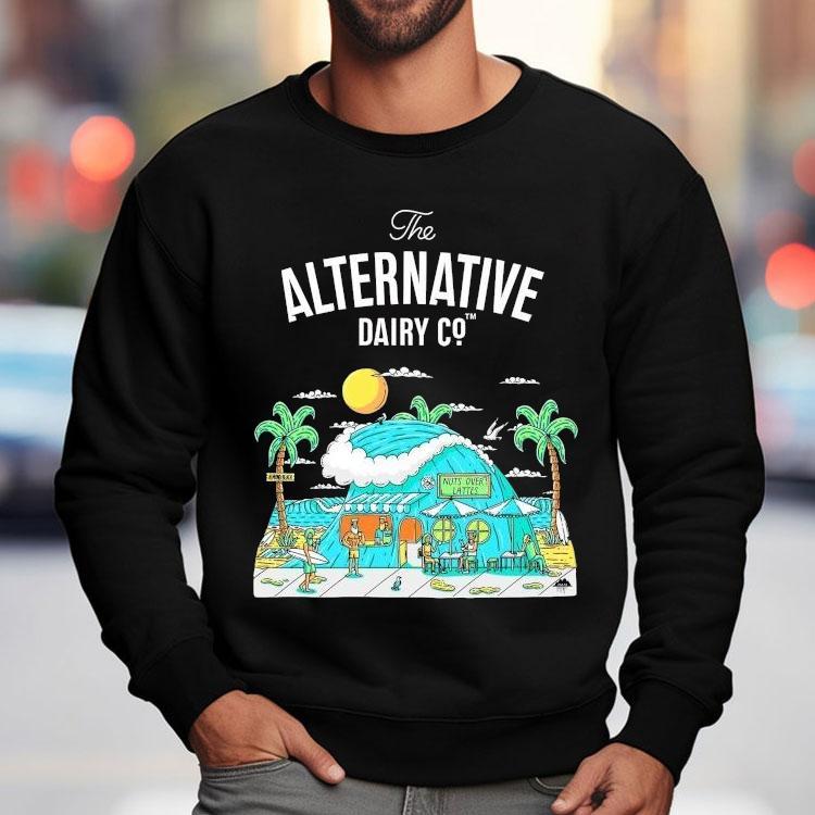 The Alternative Dairy Co Almond Beach Caf Block Shirt The Alternative Dairy Co Almond Beach Caf Block Shirt