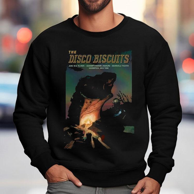 The Disco Biscuits Camp Home Again On June 18-19 2025 In Woodstock Ny Tour Shirt The Disco Biscuits Camp Home Again On June 18-19 2025 In Woodstock Ny Tour Shirt