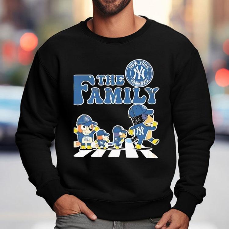 The Family Bluey New York Yankees Abbey Road Shirt The Family Bluey New York Yankees Abbey Road Shirt