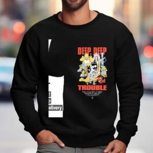 The Simpsons Deep Deep Trouble Featuring Bart Homer Sweatshirt
