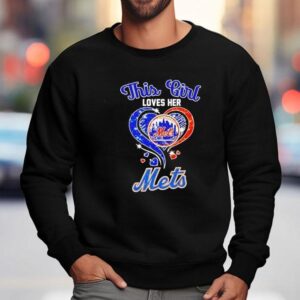 This Girl Loves Her New York Mets Sweatshirt