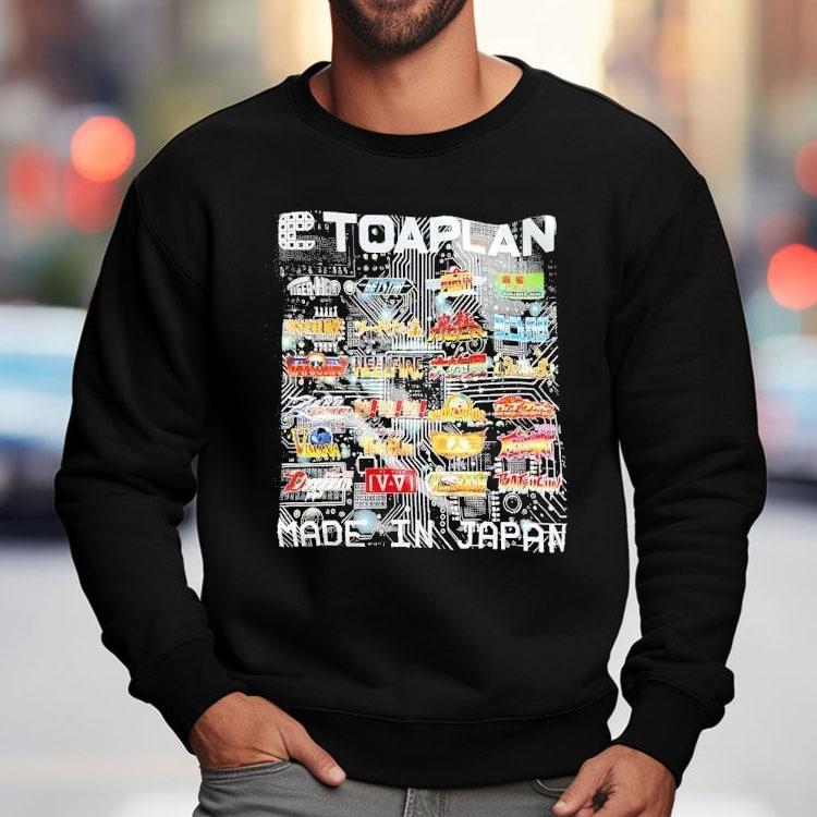 Toaplan 40th Anniversary Made In Japan Shirt Toaplan 40th Anniversary Made In Japan Shirt