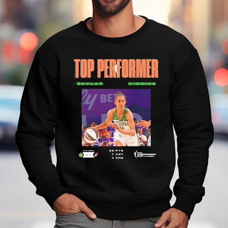 Top Performer Skylar Diggins Seattle Storm Basketball Shirt Top Performer Skylar Diggins Seattle Storm Basketball Shirt