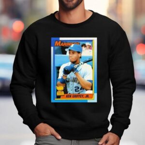 Topps Griffey Jr Card Baseball Sweatshirt
