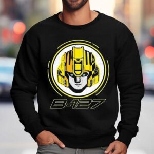Transformers One B-127 Face Shirt 3 Transformers One B Face Sweatshirt