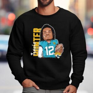 Travis Hunter Jacksonville Jaguars Graphic Player Shirt 3 Travis Hunter Jacksonville Jaguars Graphic Player Sweatshirt