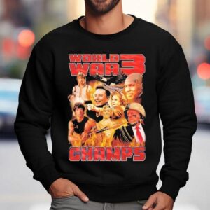 Trump Elon Musk Contra Michael Tyson World War 3 Champions Shirt 3 Trump Elon Musk Contra Michael Tyson World War Champions Sweatshirt