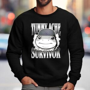 Tummy Ache Survivor Jeff The Land Shark Helmet Meme Sweatshirt