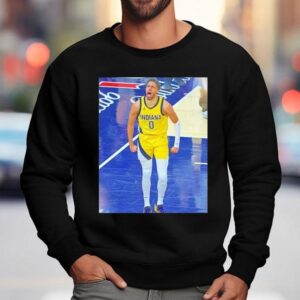 Tyrese Haliburton Indiana Pacers Game Frames Shirt 3 Tyrese Haliburton Indiana Pacers Game Frames Sweatshirt